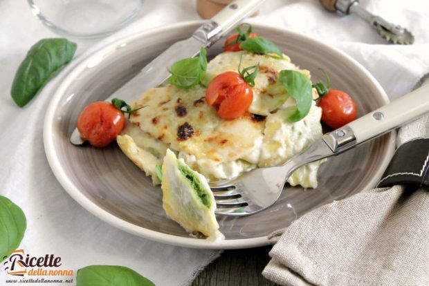 Ravioli di magro alla cicoria e mozzarella ricetta e foto