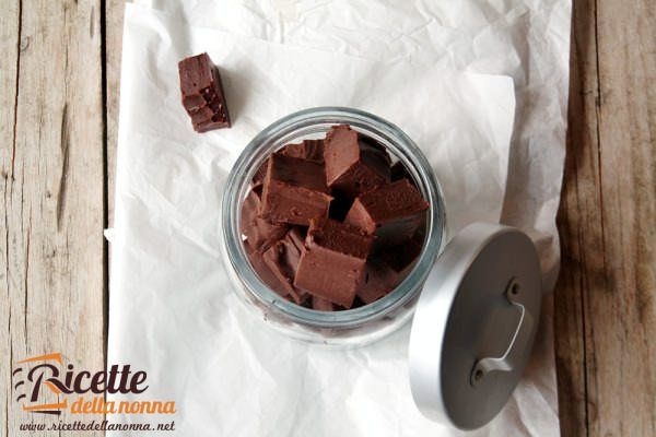 Fudge: cioccolatini senza stampi!