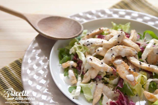 Insalata cremosa tacchino ricetta e foto