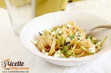 Pasta con gorgonzola e zucchine