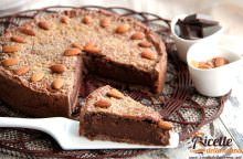 Torta al cacao e cioccolato