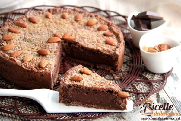 Torta al cacao e cioccolato