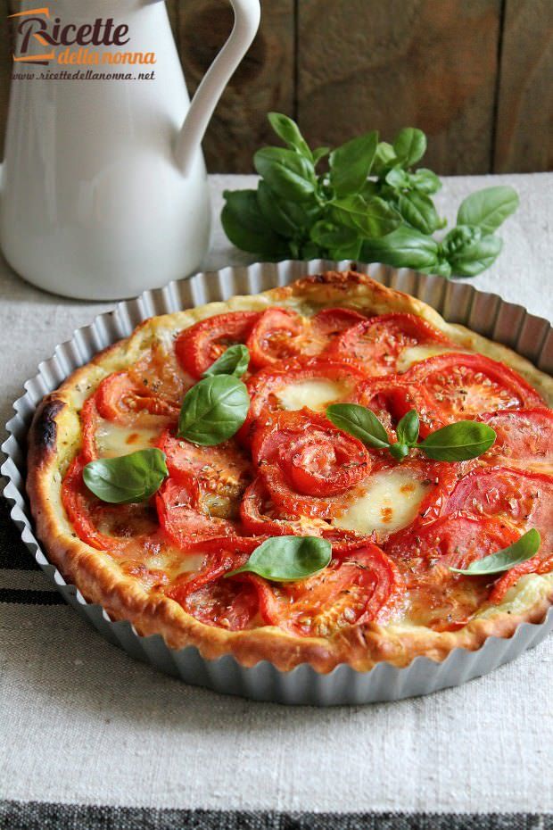 Torta salata alla caprese ricetta e foto