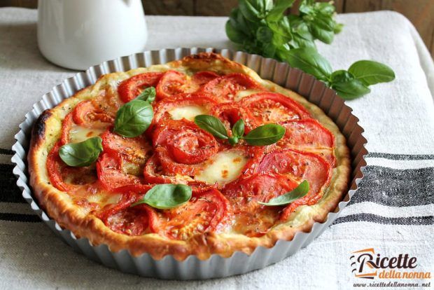 Torta salata alla caprese ricetta e foto