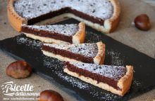 Crostata di castagne al cioccolato