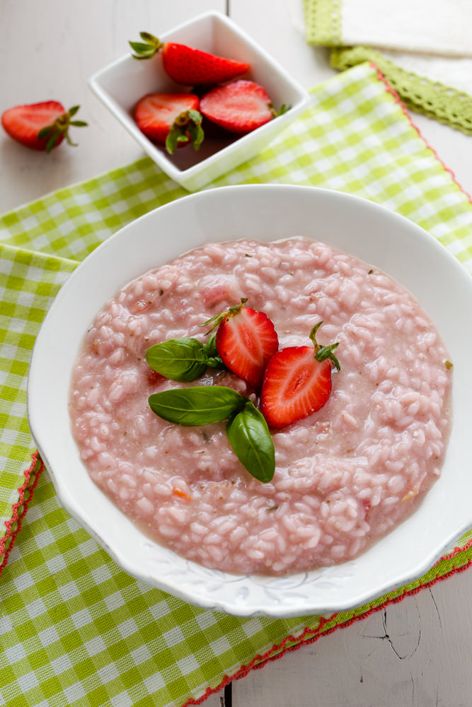 Risotto alle fragole