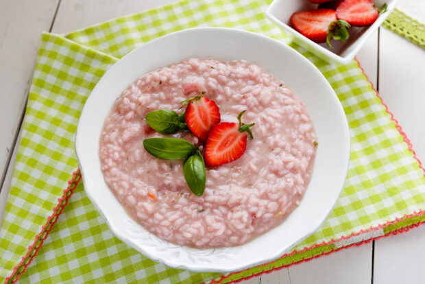 Risotto alle fragole