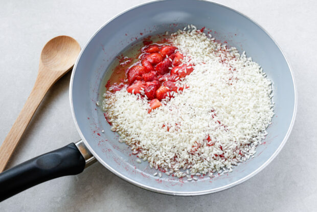 Come fare il risotto alle fragole