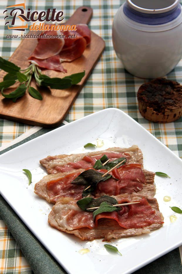 Saltimbocca alla romana ricetta e foto