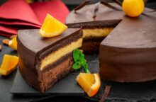 Torta al cioccolato e arancia