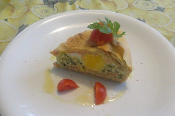 Torta salata di zucchine