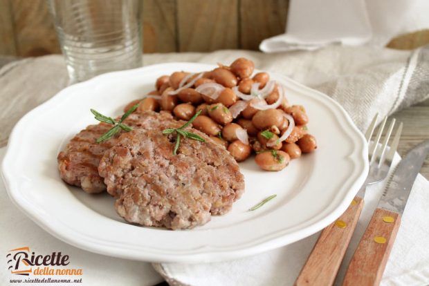 Ricetta bistecche tastasale con fagioli borlotti