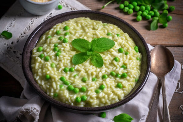 Risotto con i piselli