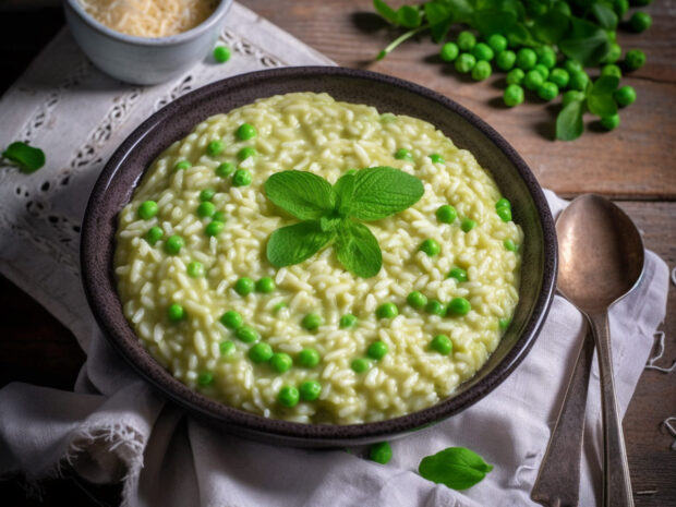 Risotto con i piselli