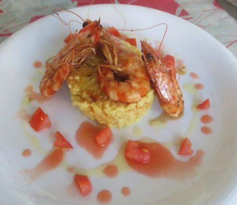 Couscous con curry e gamberi ricetta e foto