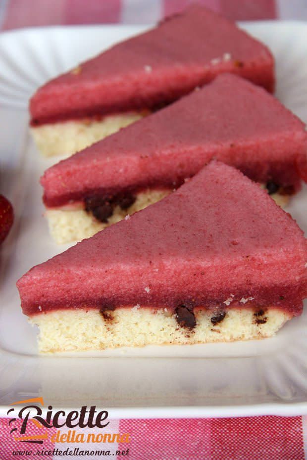 Torta light alla spuma di fragole ricetta e foto