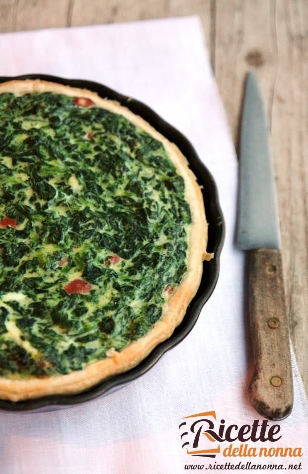 Torta salata con erbette e cannellini