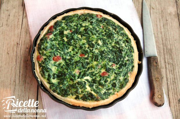 Torta salata con erbette e cannellini