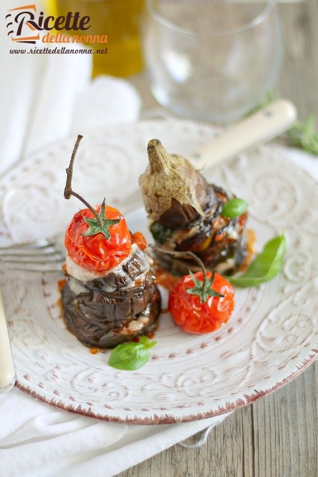 Mini parmigiana estiva di melanzane ricetta e foto