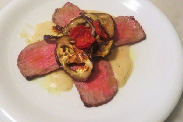 Roastbeef con crema di cannellini