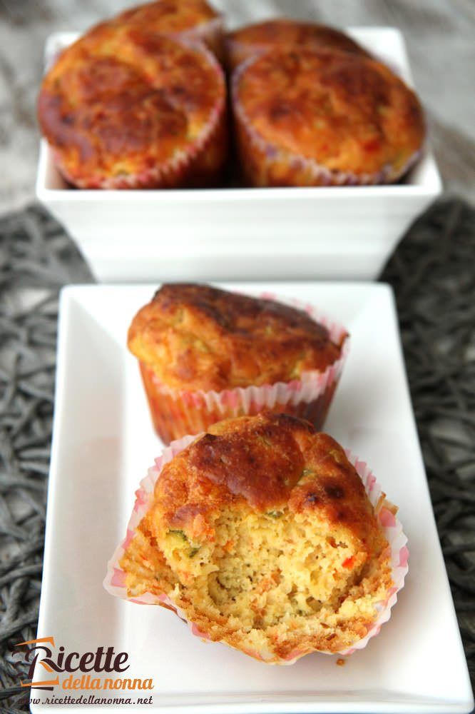 Muffin salati alle verdure ricetta e foto