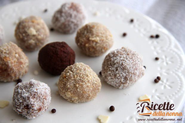 Palline di biscotto ricetta e foto