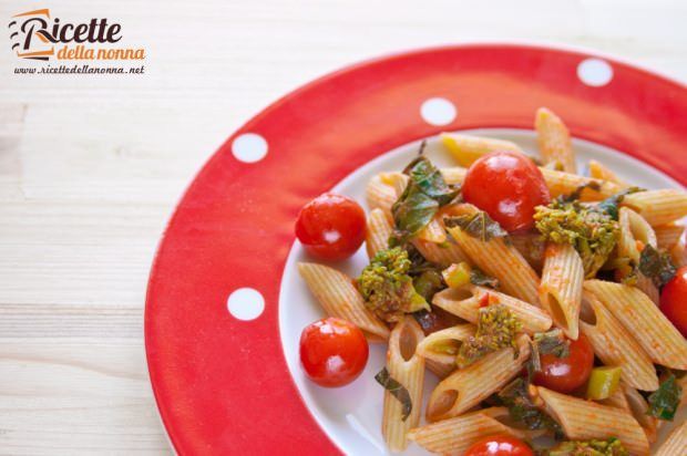 Pasta integrale con cime di rapa ricetta e foto