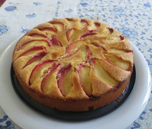 Torta di pesche noci ricetta e foto