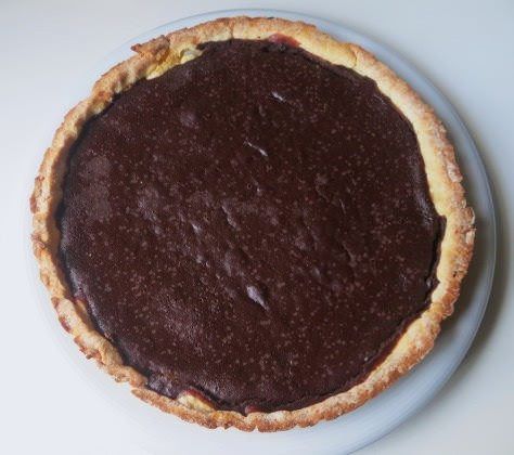 Crostata di farro,acqua e cioccolato ricetta e foto