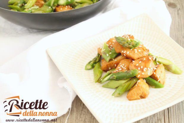 Pollo light agli asparagi