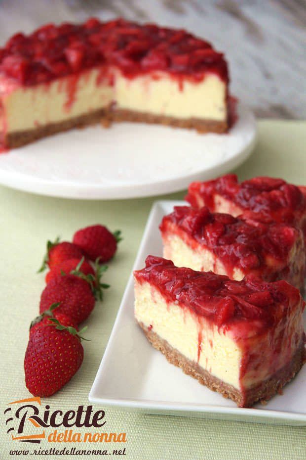 Fotografia Cheesecake alle fragole