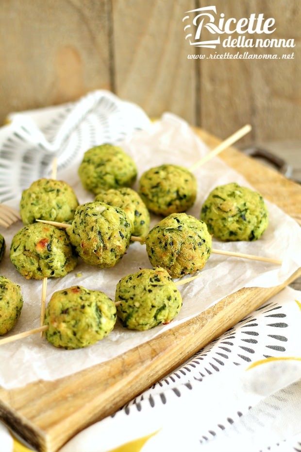 Polpette di zucchine e ricotta al forno ricetta e foto