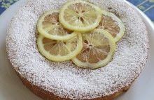 Torta alla pesca tabacchiera e limone