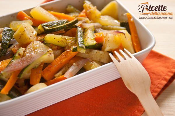 Padellata di verdure alla noce moscata