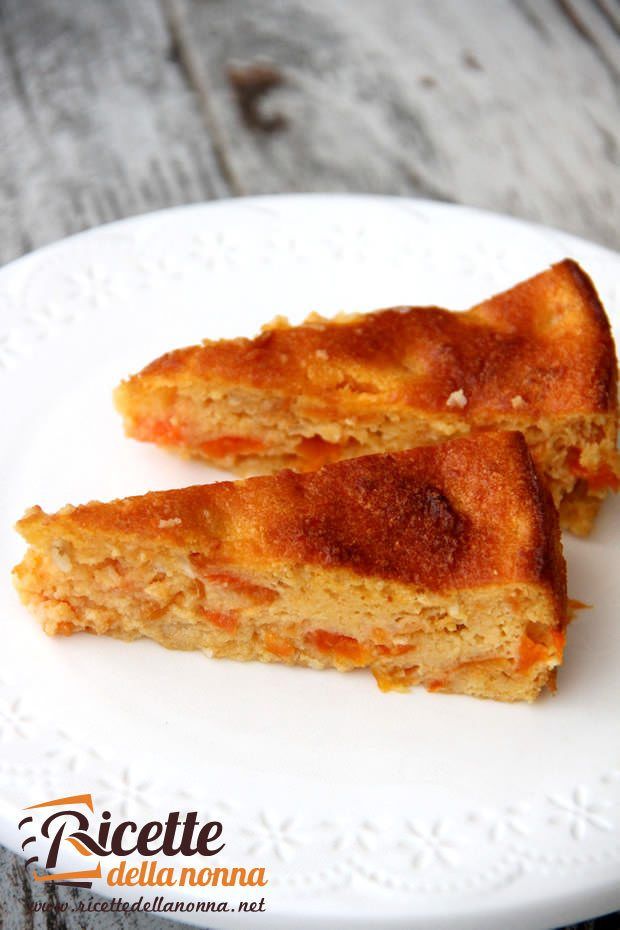 Torta albicocche e pinoli ricetta e foto