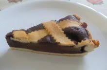 Crostata tenera di pere e cioccolato