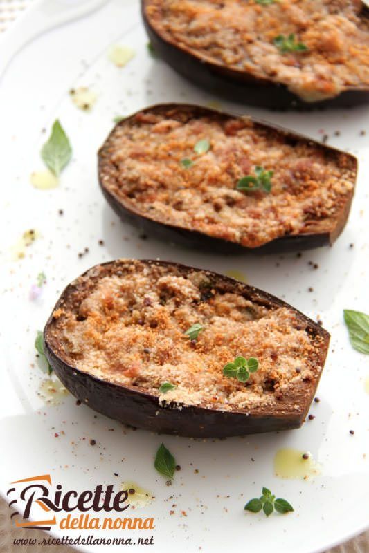 Ricetta Melanzane ripiene con scamorza e prosciutto Ricette della Nonna