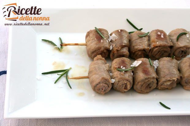 Ricetta involtini di carne