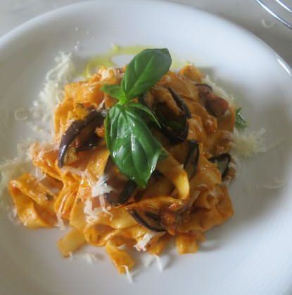 tagliatelle melanzane