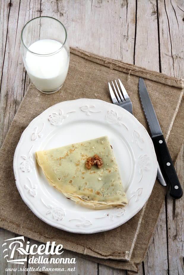 Crepes Nutella e noci