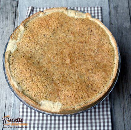 Crostata con crema frangipane