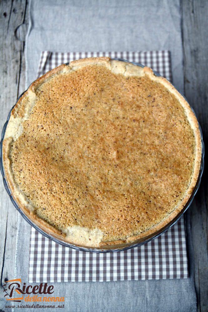 Crostata con crema frangipane ricetta e foto