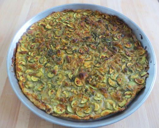 Farinata con farro e zucchine ricetta e foto