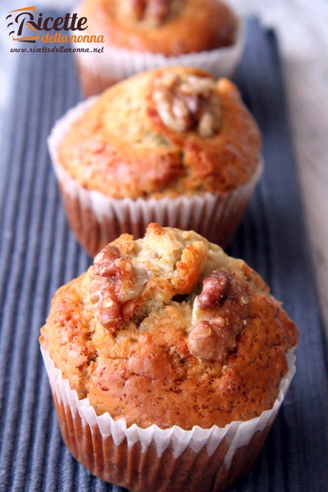 Muffin alle noci ricetta e foto