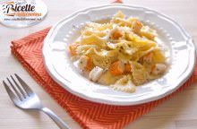 Pasta con surimi e curry