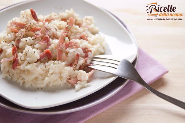 Risotto rosmarino crudo ricetta e foto