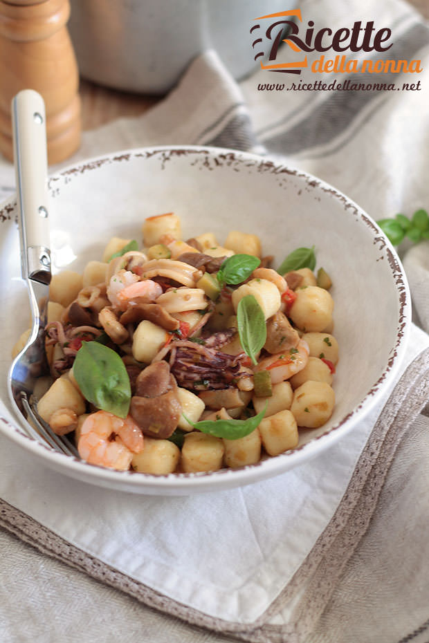 Gnocchetti mari e monti ricetta e foto