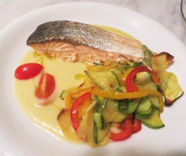 Salmone alle verdure ricetta e foto