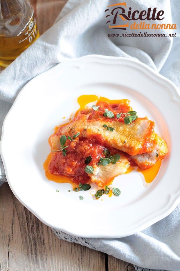 Sogliola al pomodoro ricetta e foto