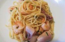 Spaghettini di mare in bianco